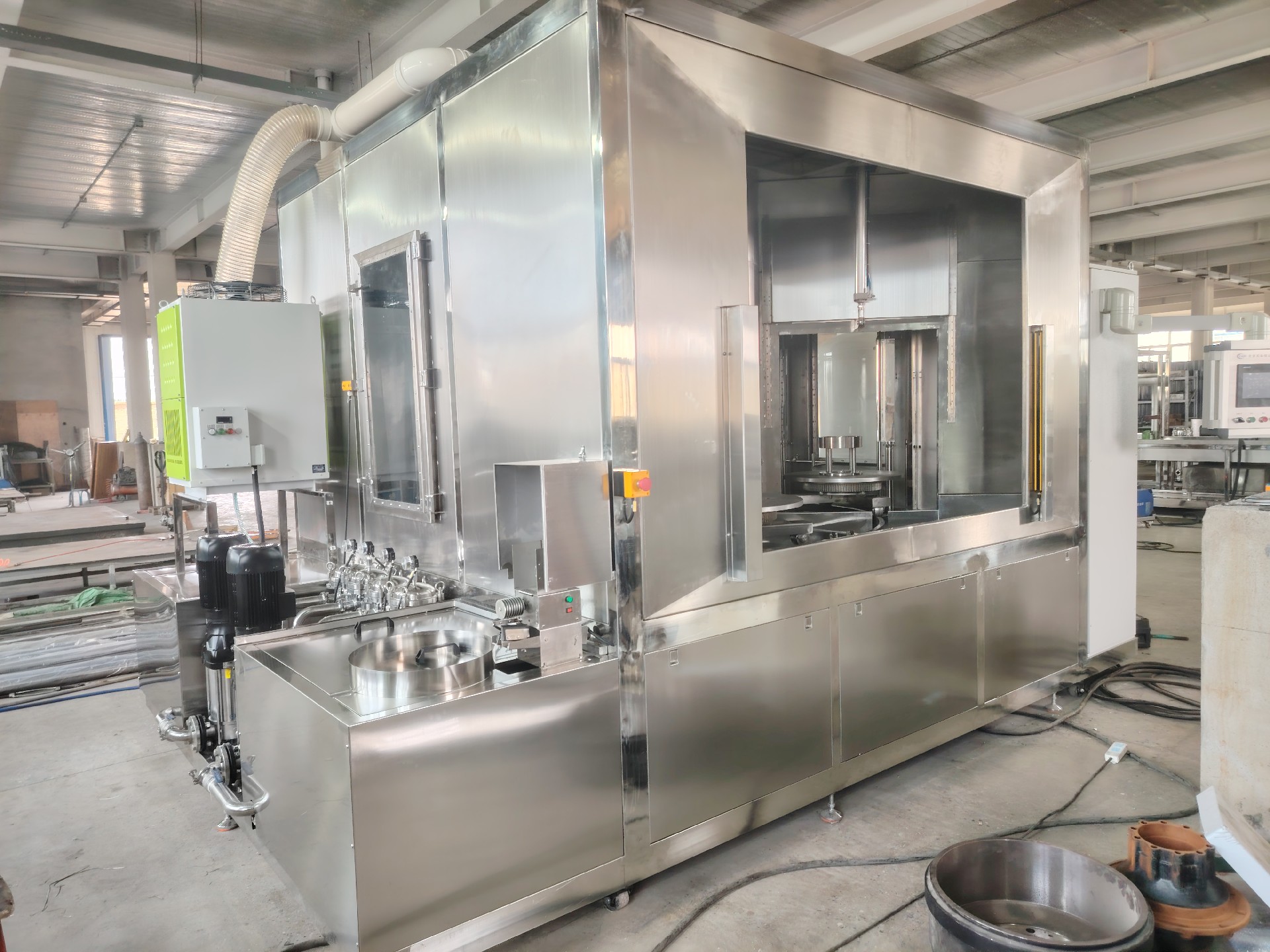 輪轂轉臺式噴淋清洗機